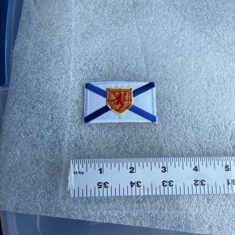 Nova Scotia Canada Embroidered Flag Patch Applique New